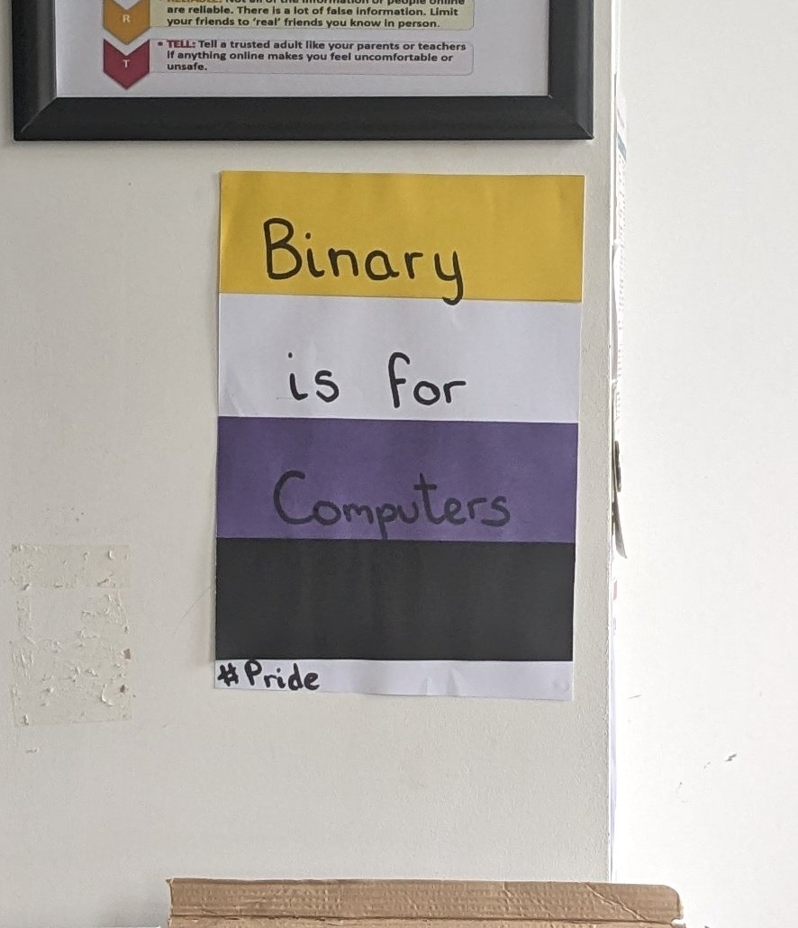 MissCHealy's tweet photo. Looking for some more pride inspired computer science puns (?) 
So far this is all I've got... https://t.co/HRU6oAPqYS