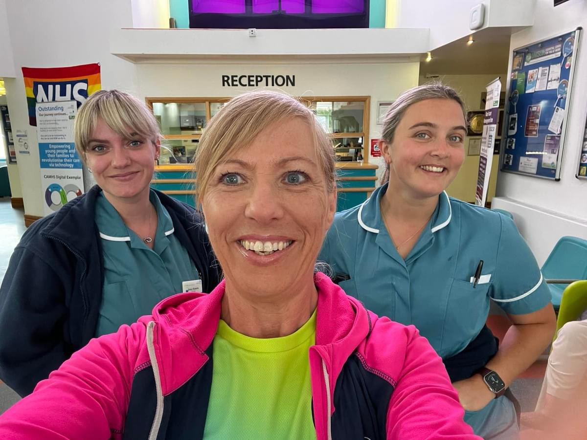 sherjl's tweet photo. Yesterday was #GlobalRunningDay 2024 and staff and patients from Harplands Hospital participated in an event to mark the occasion @CombinedNHS https://t.co/ZXsQT5AHNK