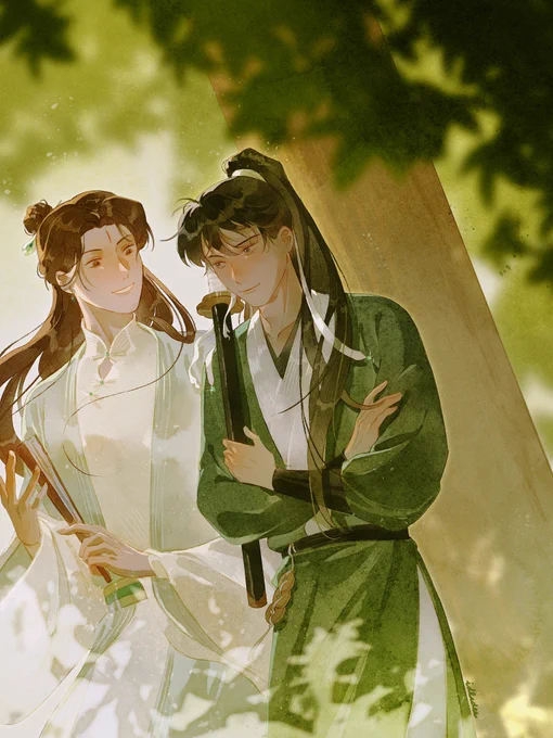 those two blokes from my favorite danmei #六爻 