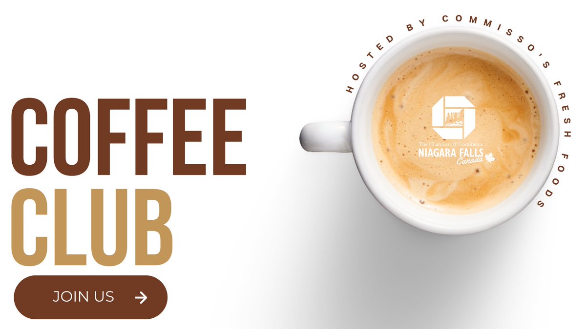Start your day on a high note with a delightful morning brew at Commisso’s Fresh Foods! Join us on June 20th from 8:30-9:30 am for Coffee Club. Network, connect, and enjoy a cup of java with fellow professionals.

Register here: southniagaracc.com/event/coffee-c…