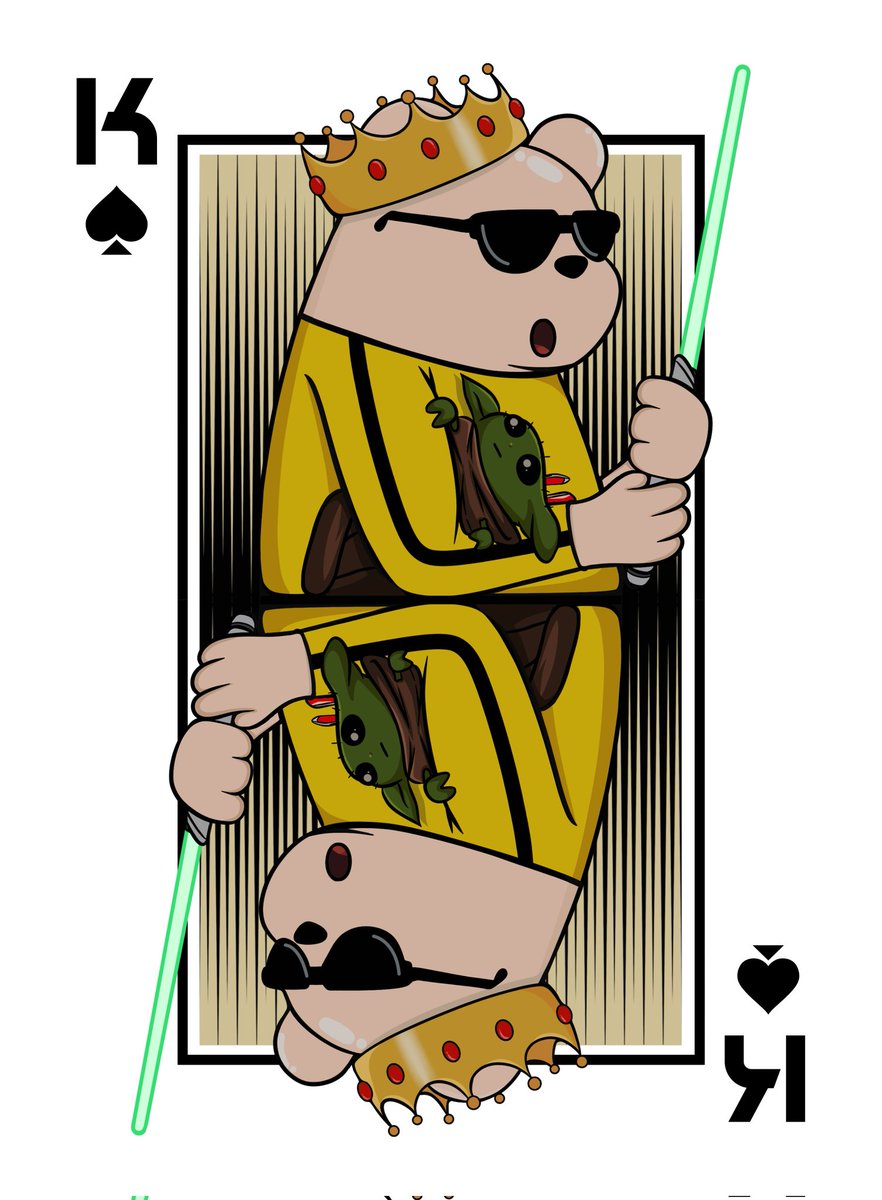 SuperRare_Bears's tweet photo. When digital meets physical. 

@kuyamarvs_sol, the creative force behind MarvDecks has been busy working on the design for SuperRareBears playing cards. Which, of course, are based on your NFTs! 

#heywallet send 3 RARE to the first 100 retweets and comments

So, who wants a sneak peek? 👀

They are looking awesome!

Remember, all the NFTS we used are holders who opted in. They will get a % of profits, and all those that opted in will get something too! 

You can still opt in and give permission to use your SRB NFT at any time 

https://t.co/ISfy0JPAJp

Haven't got a SRB yet?

Grab one on #MultiversX 

https://t.co/on16o1Uhuk

Grab one on #Solana

https://t.co/6SuMrWAYYN 

Let us know what you think so far

Always Bullish!

#MultiversX #solana #NFTs #physical #cards #poker