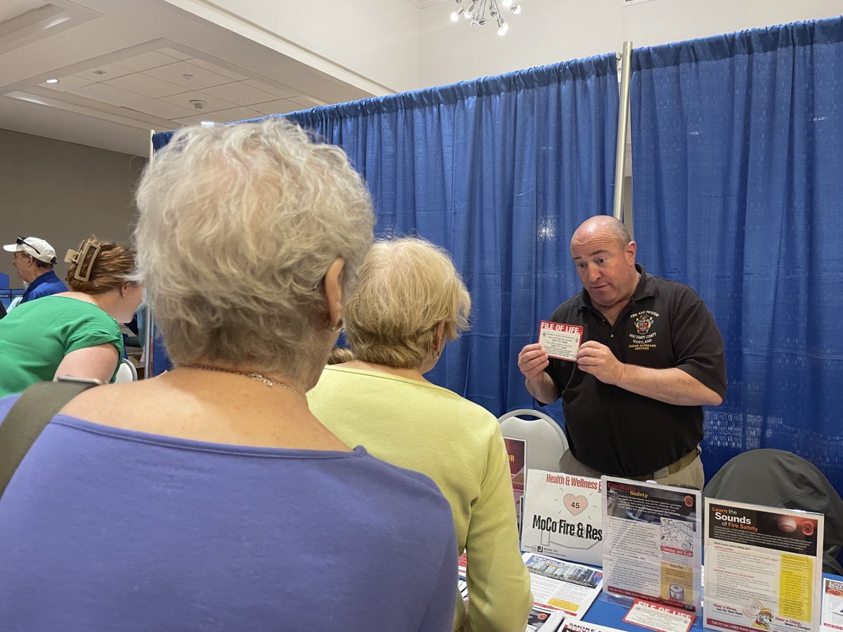 MontgomeryCo(MD)Fire (@mcfrs) on Twitter photo Partnering up <a href="/LeisureWorldMd/">Leisure World of Maryland</a> Health and Safety Expo. The <a href="/mcfrs/">MontgomeryCo(MD)Fire</a> CRR Team talking everything from fire safety to emergency preparedness and readiness. Hope to see you today! Partnering up <a href="/LeisureWorldMd/">Leisure World of Maryland</a> Health and Safety Expo. The <a href="/mcfrs/">MontgomeryCo(MD)Fire</a> CRR Team talking everything from fire safety to emergency preparedness and readiness. Hope to see you today!