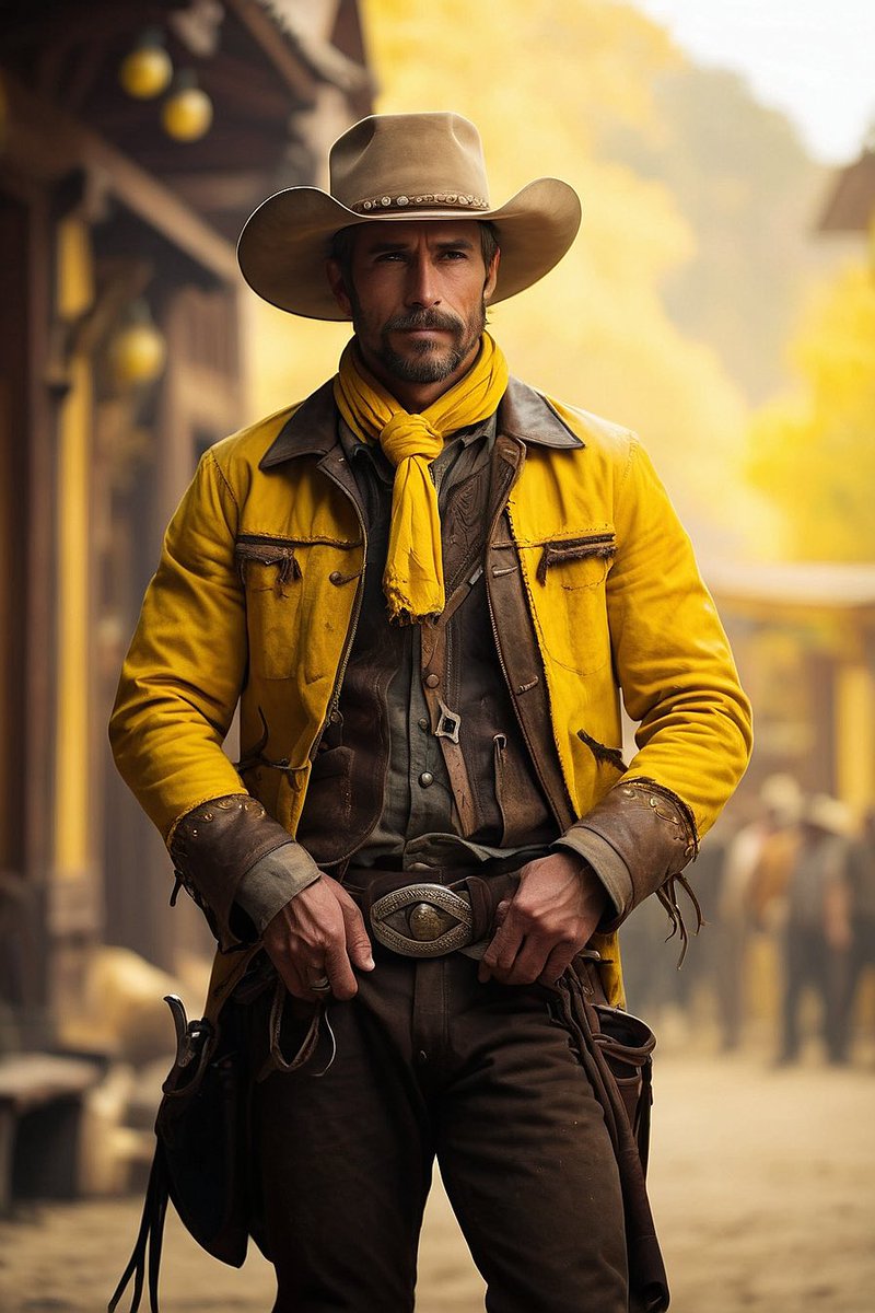 Leminiallc's tweet photo. Today is our western style yellow Thursday #western #cowboy #leminia https://t.co/pYbqsIK1CK