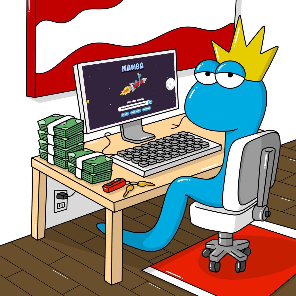 He finally paid the WiFi bill, now he can load up the sssite🐍 $MAMBA

Don’t forget to check it out yourself👇
mambaonbase.com