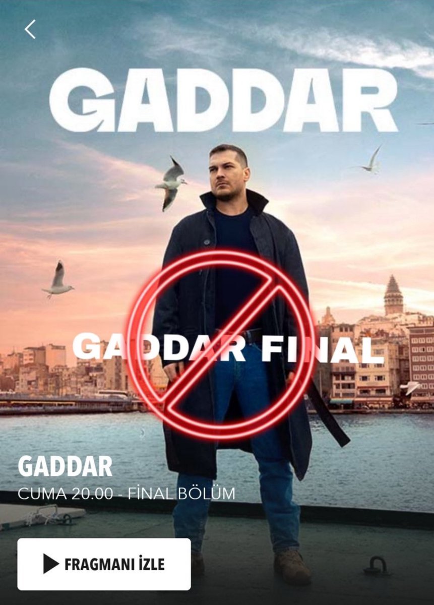 Emre_489_'s tweet photo. #gaddarfinalolmasın #gaddarfinalyapmasın #gaddar @ayyapim @nowtvturkiye @atayulu85 https://t.co/flzicye6fT