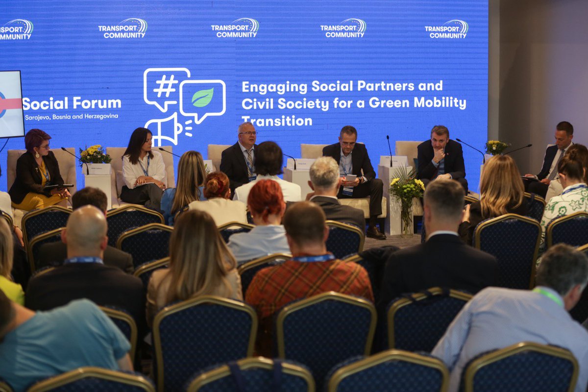 CDIAlbania's tweet photo. #WesternBalkans social actors are directly impacted by transport policies and projects. 🚦They have the motivation and place-based knowledge to contribute to their success. 🎯 That's why we need the space and appropriate resources to make that happen.

📌 Proud that @EUWB6_TCT Social Forum recognized CDI’s and regional partners contribution in building more inclusive transport policies.