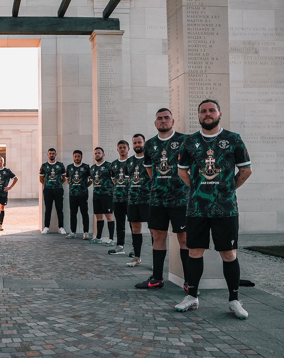 NGS_Ver_Sur_Mer's tweet photo. ⭐️ New Kit 24-25 ⭐️

Pour commémorer le 80e anniversaire du débarquement, nous vous présentons notre maillot, « hommage aux héros du D-Day ». 🇬🇧⚽️

⚫️🟢 https://t.co/8Z7prF6a2h