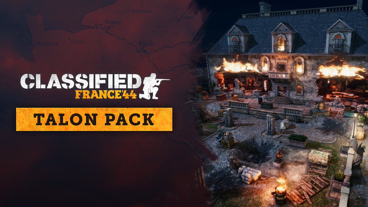Attention soldiers! The Talon Pack has dropped into Classified: France '44!

🏫 New Special Ops Map - Manor
🗂️ 2 new Special Ops missions
🐻 New variant - Trench Gun ‘Bear’
💥 New weapon - Mosin M1891
💼 New clothing set - US Airborne ‘Talon’

Learn more: bit.ly/4aPMHtg