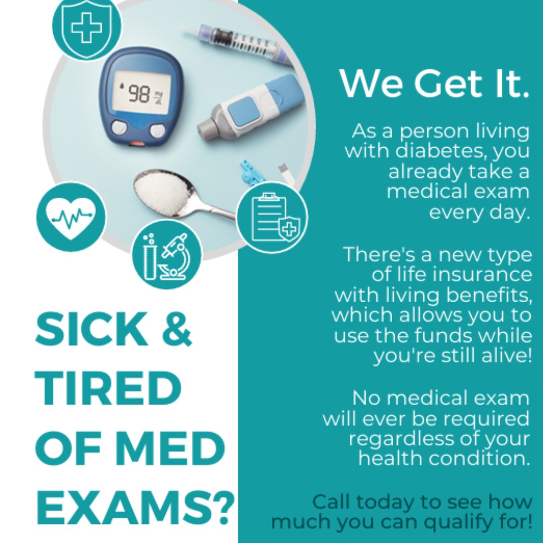 SarahMartinIns's tweet image. Living with diabetes shouldn't hold you back from securing your family's future. Our life insurance plans are designed to provide coverage and peace of mind for individuals with diabetes. #DiabetesAwareness #LifeInsuranceForAll
Activeinsurancepros.com | License 4138291