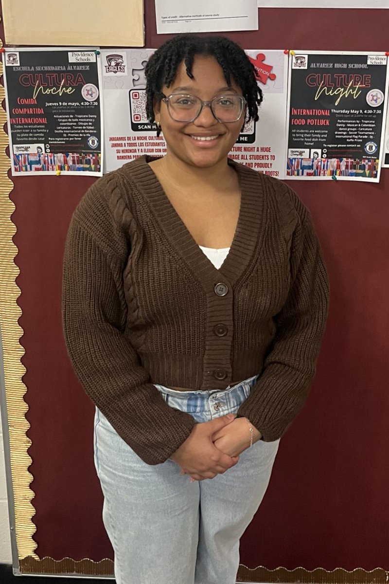 Meet Joice E. Sousa Varela, Valedictorian for <a href="/Alvarezhsprov/">alvarez</a>'s Class of 2024! Joice will go to Emmanuel College to study nursing.

"You have to work for everything, there's no other way. Don't just sit around &amp; wait for it to come to you, just go for it."

providenceschools.org/Page/6433