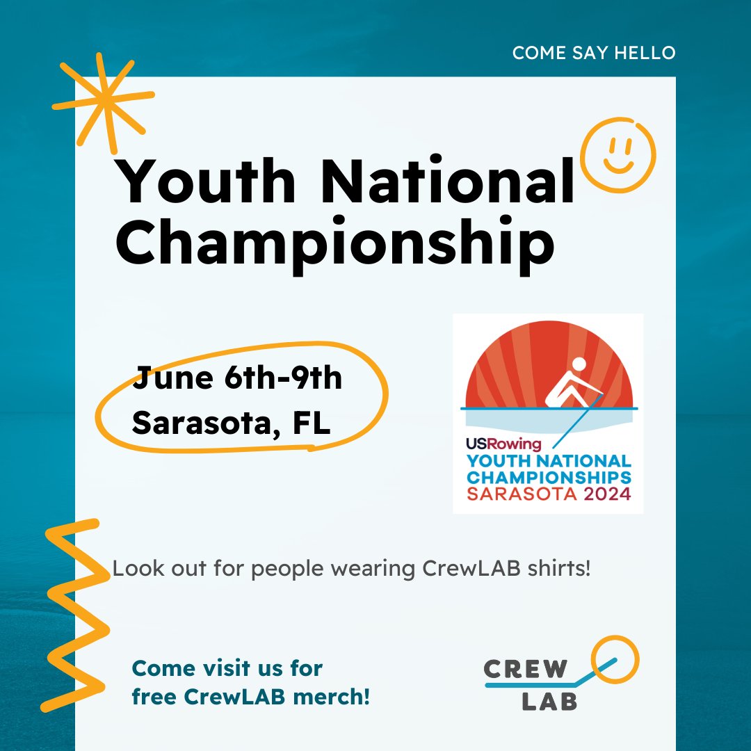 See you in Sarasota at our athlete Photo Booth!

Find out about CrewLAB and join our Summer Smasher Challenge to win some sweet prizes. #CrewLAB #summersmasher