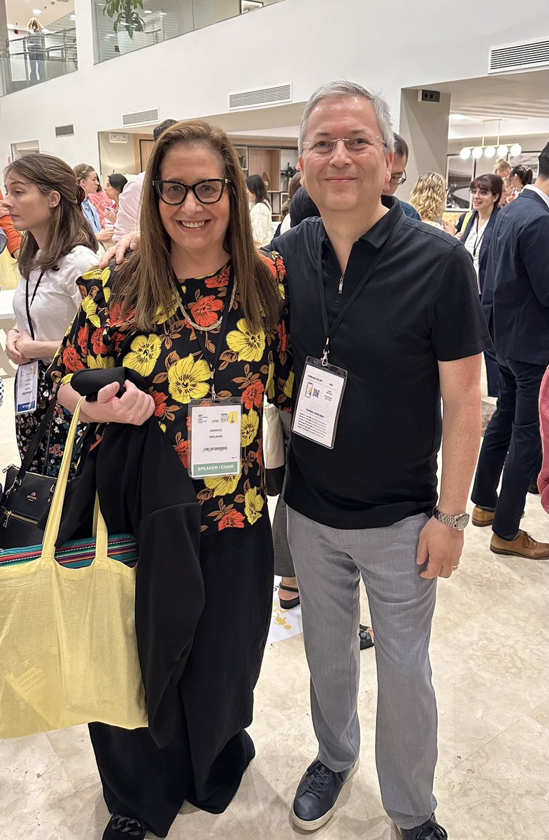 At #ESPR2024 with our former fellow, renowned pediatric radiologist and great friend Dr Mónica Epelman, now in Orlando, USA