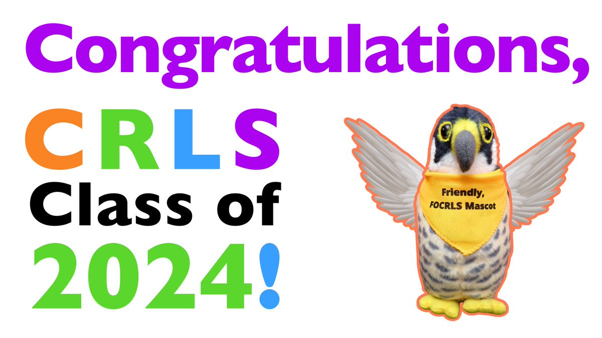 FOCRLS's tweet photo. Happy Graduation Day, @CRLStweets! https://t.co/wNf2dxLGdT