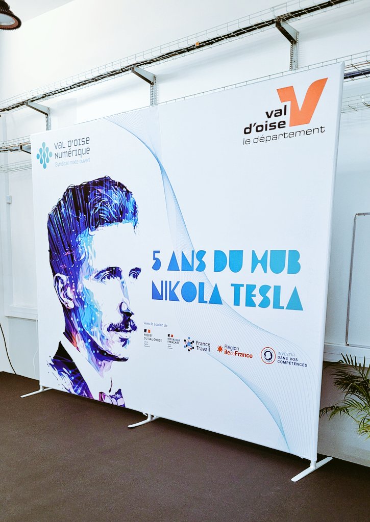 Val d'Oise Numérique (@valdoisenum) on Twitter photo 🎉 5 ans du Hub Tesla 🎉
Aujourd'hui, <a href="/valdoisenum/">Val d'Oise Numérique</a> fête les 5 ans du Hub numérique Nikola Tesla, tiers-lieu de formation professionnelle des métiers du numérique et démonstrateur technologique, en présence de <a href="/mc_cavecchi/">Marie-Christine Cavecchi</a> et Pierre-Edouard Éon et <a href="/rachid_adda/">Rachid Adda (privé)</a>
Cc <a href="/valdoise/">Département du Val d'Oise</a> 🎉 5 ans du Hub Tesla 🎉
Aujourd'hui, <a href="/valdoisenum/">Val d'Oise Numérique</a> fête les 5 ans du Hub numérique Nikola Tesla, tiers-lieu de formation professionnelle des métiers du numérique et démonstrateur technologique, en présence de <a href="/mc_cavecchi/">Marie-Christine Cavecchi</a> et Pierre-Edouard Éon et <a href="/rachid_adda/">Rachid Adda (privé)</a>
Cc <a href="/valdoise/">Département du Val d'Oise</a>