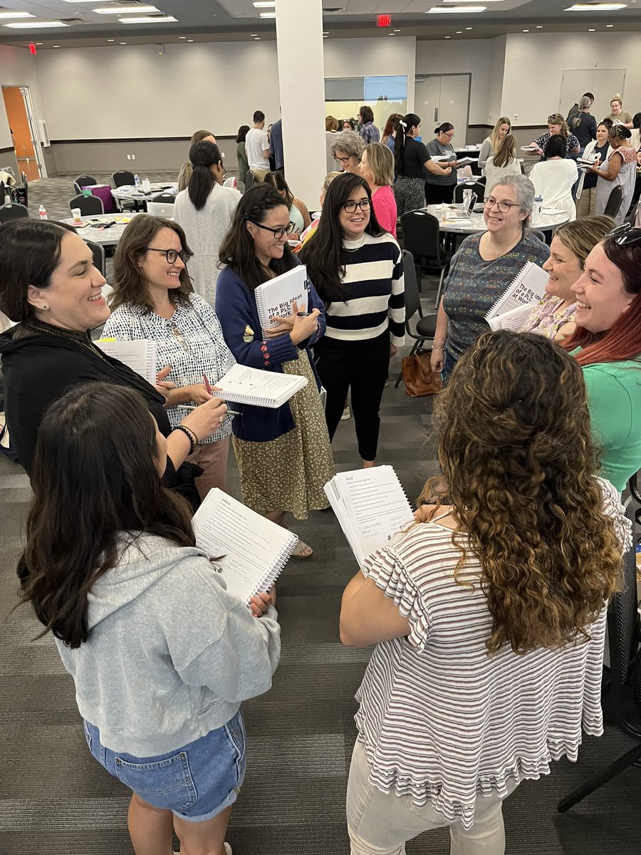 BrigLeane's tweet photo. There is joy in learning! Evident here @AustinISD as we begin Day 2 of the 6 Day PLC Coaching Academy.
@SolutionTree #atplc https://t.co/Qh3JONz1dk