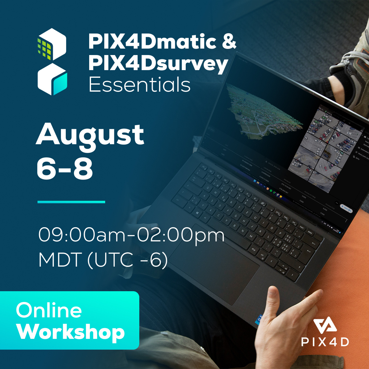 pix4d's tweet image. 📝 Sign up now! #PIX4Dmatic and #PIX4Dmapper Essentials online workshop, August 6-8 ✨

💵 You have until July 9 to save 130 USD with EARLYBIRD-2 coupon code! 💵

Enroll here: hubs.li/Q02zPSjs0
