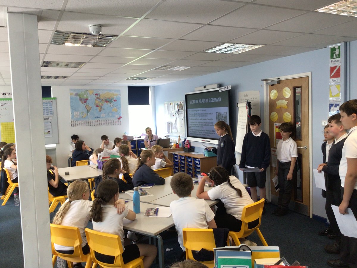 Year 5 enjoyed listening to <a href="/Y6BrindleyH/">Year 6 at Brindley Heath</a>’s assembly on D-Day. They showed our value of Be Respectful and asked some really excellent questions afterwards #DDay #BeRespectful #history #assembly