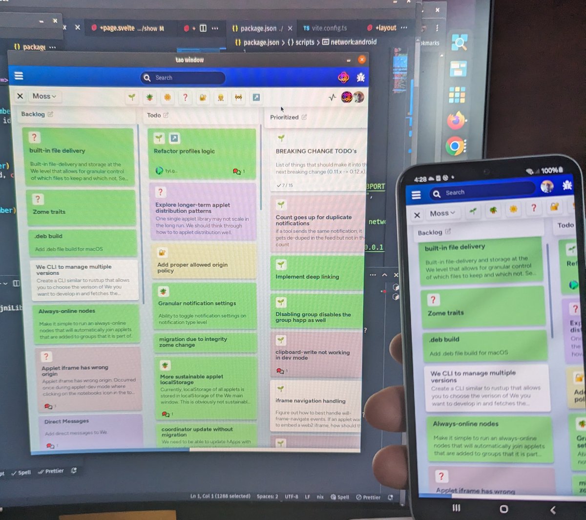 zippy314's tweet image. And here are two more (kando &amp;amp; emergence)!...  Check out darksoil.studio/p2p-shipyard/d…  tooling for building and deploying decentralized Holochain based applications on both desktop AND mobile.  #holochain
