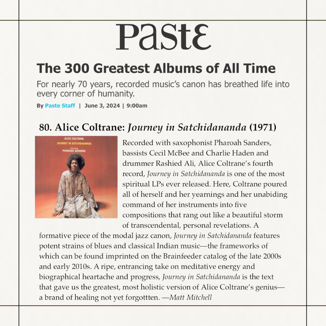 Alice Coltrane tweet media