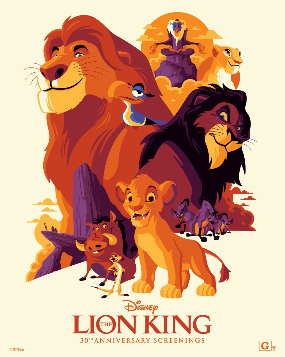 DisneyReact's tweet photo. 📸 Nuevo póster de 'El Rey León' para conmemorar el reestreno en cines por su 30° aniversario https://t.co/WU6pejc7UK