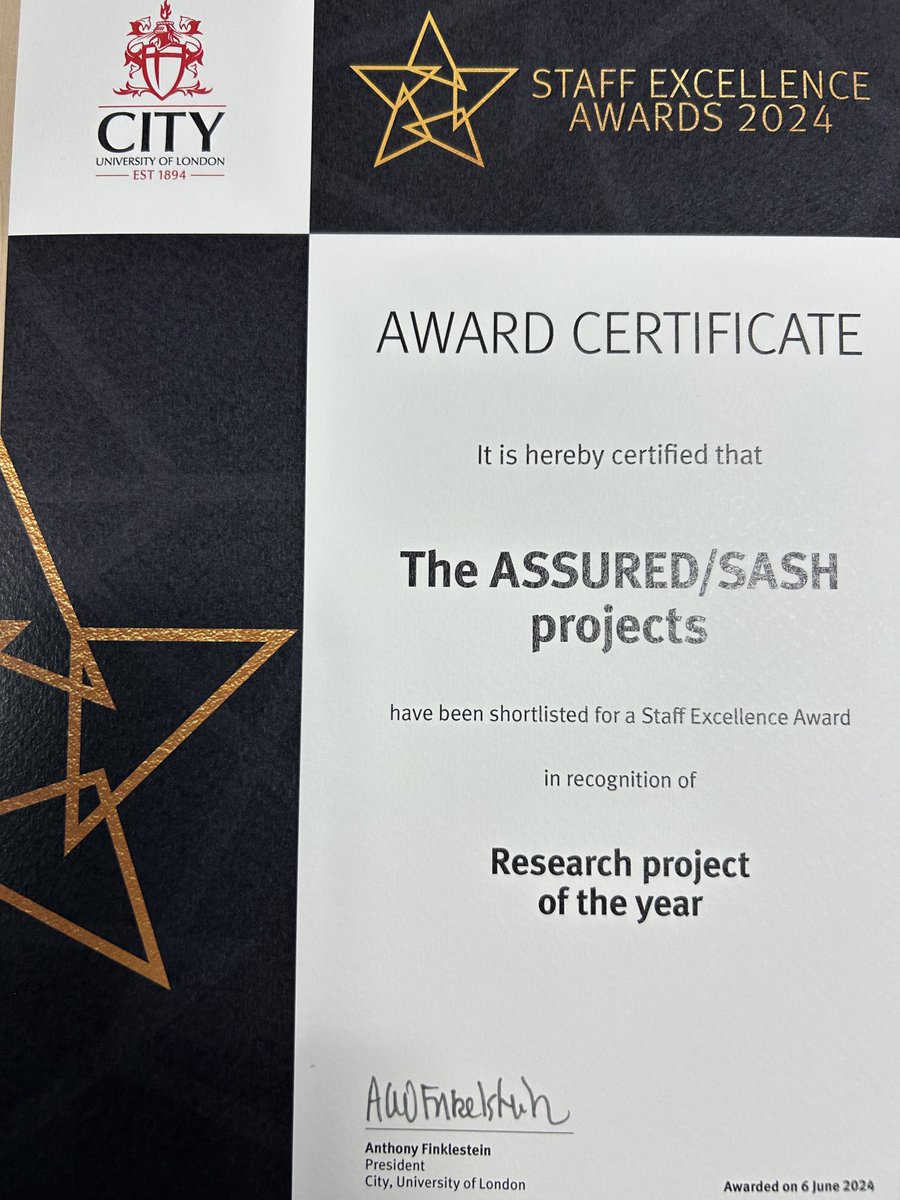 Rose McCabe (@rosemccabe2) on Twitter photo Super proud of the ASSURED and SASH teams who work SO hard on these studies supporting people presenting to A&E with self-harm <a href="/ASsuREDproject/">Assured Project</a> <a href="/SASHStudyCity/">SASH Study</a> <a href="/CityUniLondon/">Anna</a> Super proud of the ASSURED and SASH teams who work SO hard on these studies supporting people presenting to A&E with self-harm <a href="/ASsuREDproject/">Assured Project</a> <a href="/SASHStudyCity/">SASH Study</a> <a href="/CityUniLondon/">Anna</a>