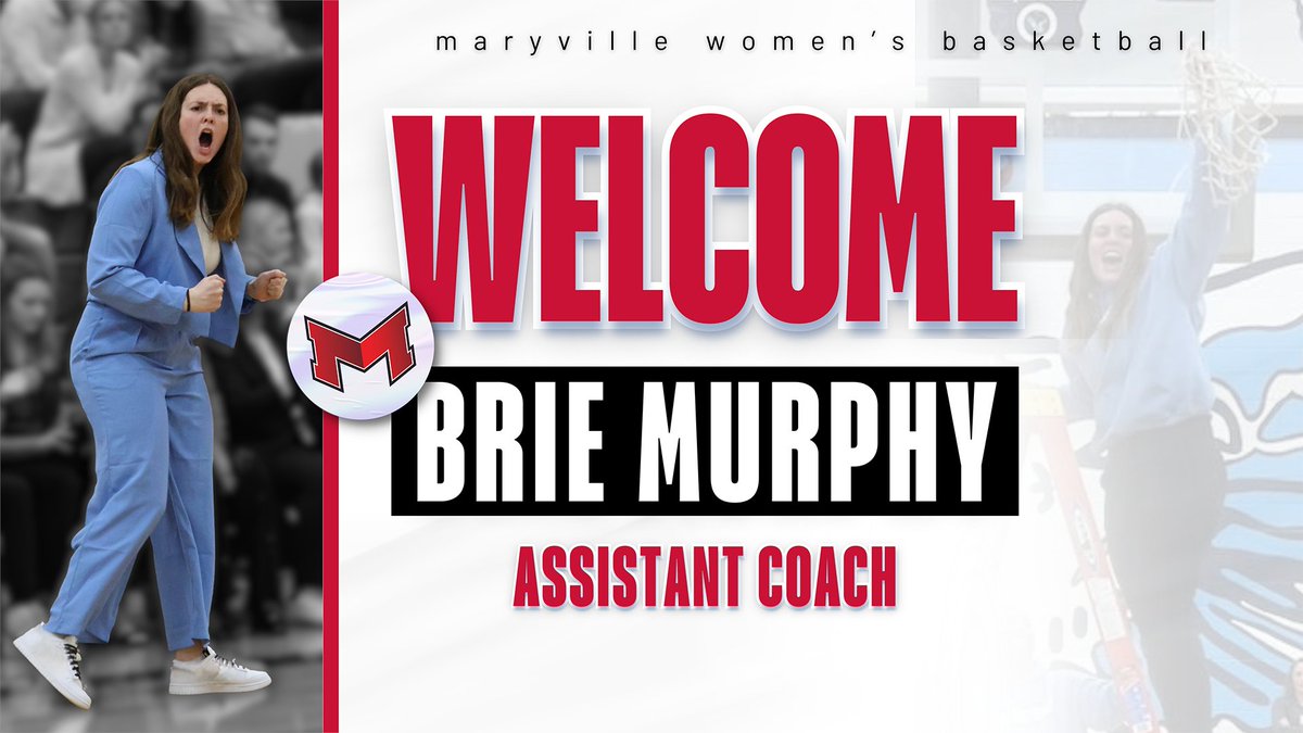 Maryville Athletics (@maryvillesaints) on Twitter photo 🏀Brie Murphy has been named assistant coach for the Saints women's basketball team <a href="/MaryvilleWBB/">Maryville Women's Basketball</a>. Give her a warm #SaintsNation welcome to Maryville University!
🐾🏀#BigRedM #GLVCwbb
📰- maryvillesaints.com/news/2024/6/6/… 🏀Brie Murphy has been named assistant coach for the Saints women's basketball team <a href="/MaryvilleWBB/">Maryville Women's Basketball</a>. Give her a warm #SaintsNation welcome to Maryville University!
🐾🏀#BigRedM #GLVCwbb
📰- maryvillesaints.com/news/2024/6/6/…