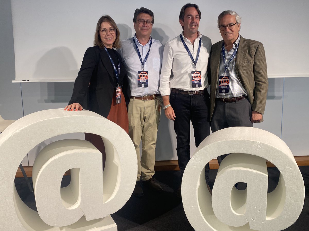 ia_asociacion's tweet photo. Gracias desde I+A al comité de programa de #LaArroba, que ha sido un éxito en su octava edición que ha tenido lugar hoy: 
Jaime Agulló 
Fernando Carrión
Virginia Frías 
Eduardo Madinaveitia 
👏👏👏 https://t.co/9G58b2xeKQ
