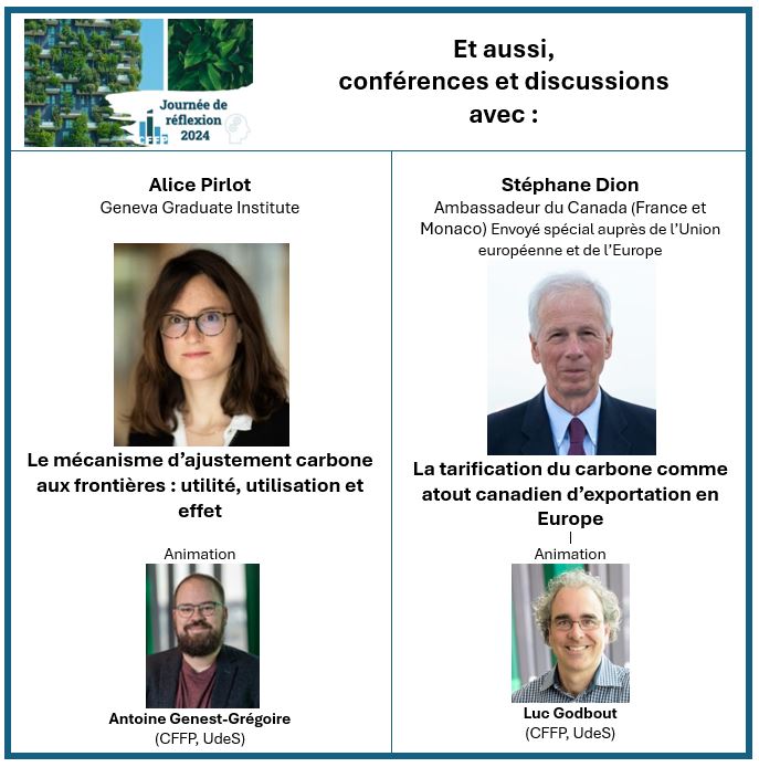 Chaire fiscalitéUdeS (@chairefiscalite) on Twitter photo Et aussi... venez entendre <a href="/agenestgregoire/">Antoine Genest-Grégoire</a> discuter avec Alice Pirlot et <a href="/Luc_Godbout/">Luc Godbout</a> s'entretenir avec Stéphanie Dion
Journée de réflexion 2024 ➡️ « Intégrer le développement durable : de la fiscalité aux finances publiques ». 13 juin 2024. Inscription shorturl.at/Wam5U Et aussi... venez entendre <a href="/agenestgregoire/">Antoine Genest-Grégoire</a> discuter avec Alice Pirlot et <a href="/Luc_Godbout/">Luc Godbout</a> s'entretenir avec Stéphanie Dion
Journée de réflexion 2024 ➡️ « Intégrer le développement durable : de la fiscalité aux finances publiques ». 13 juin 2024. Inscription shorturl.at/Wam5U