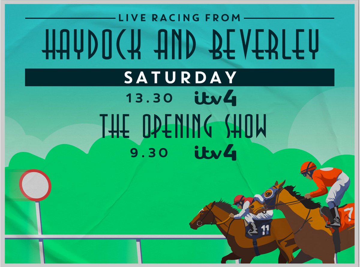 ITV Racing (@itvracing) on Twitter photo We're back on Saturday! 🤩
🗣️ <a href="/francescacumani/">Francesca Cumani</a>, <a href="/acmulrennan/">adele mulrennan</a>, <a href="/olibellracing/">Oli Bell</a>, Jason Weaver, <a href="/sagrassick/">Sally Ann Grassick</a> and Richard Hoiles
🕤 From 9.30
📺 ITV4
#ITVRacing | <a href="/haydockraces/">Haydock Park Races</a> | <a href="/Beverley_Races/">Beverley Racecourse</a> We're back on Saturday! 🤩
🗣️ <a href="/francescacumani/">Francesca Cumani</a>, <a href="/acmulrennan/">adele mulrennan</a>, <a href="/olibellracing/">Oli Bell</a>, Jason Weaver, <a href="/sagrassick/">Sally Ann Grassick</a> and Richard Hoiles
🕤 From 9.30
📺 ITV4
#ITVRacing | <a href="/haydockraces/">Haydock Park Races</a> | <a href="/Beverley_Races/">Beverley Racecourse</a>