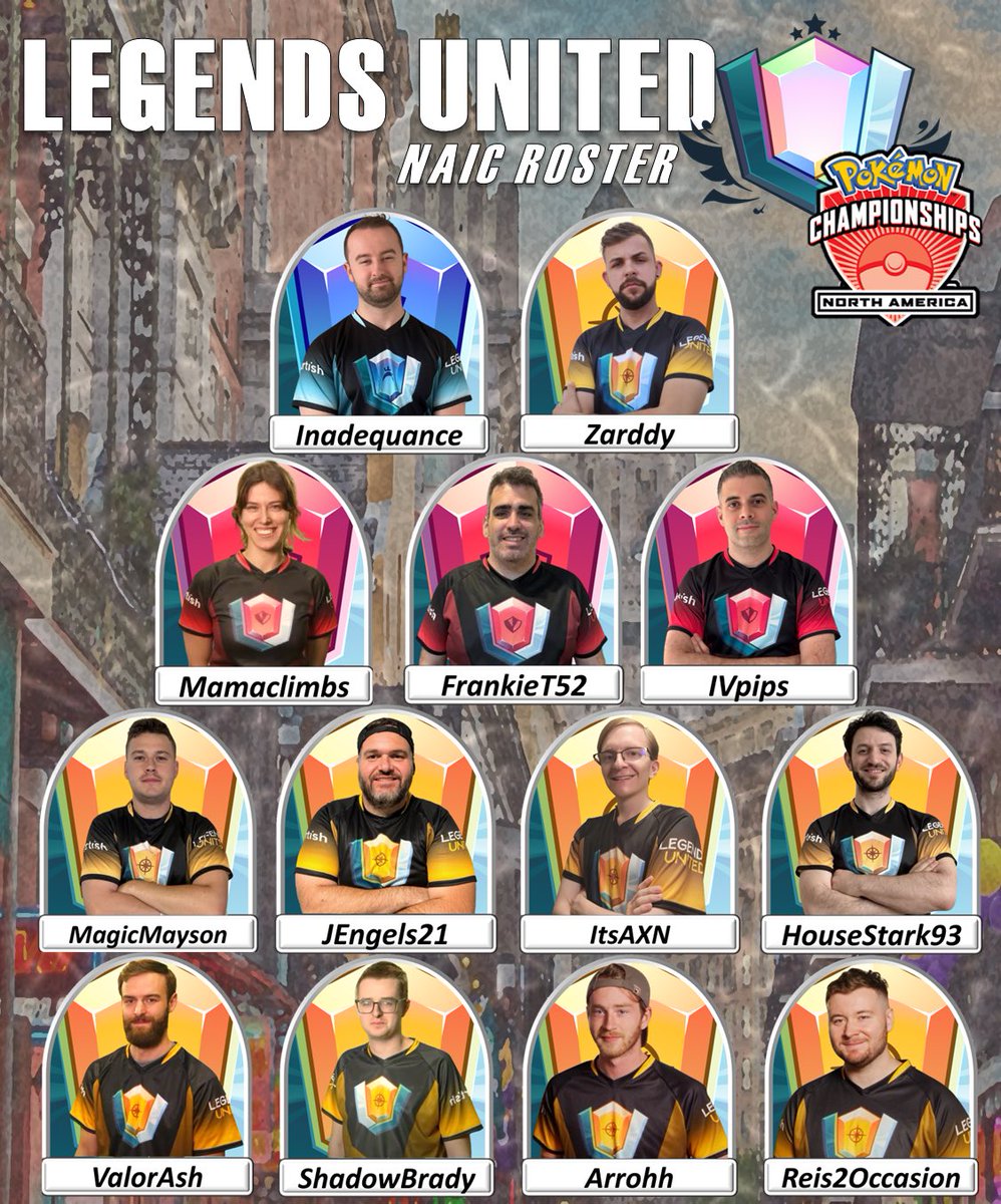 IT’S TIME

WE ARE READY

Legends United  ⚔️ North America International Championships 👊

see you on the battlefield trainers #playpokemon #PokemonGO