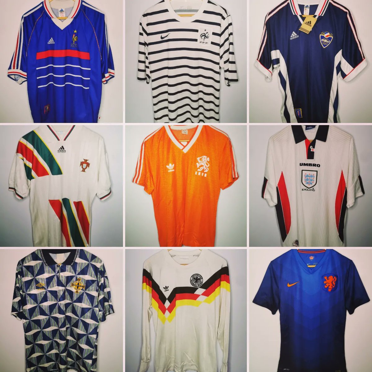 FootballShirtie's tweet image. 🔥 All heating up for the Euros which is only a week away now!

😎 Here's a taste of the international exclusive drop to hit the site tomorrow, Friday evening at 6pm

🤔 What shirt here stands out for you the most though?

#AuthenticAlways #FootballShirts #StockDrop #Euro2024