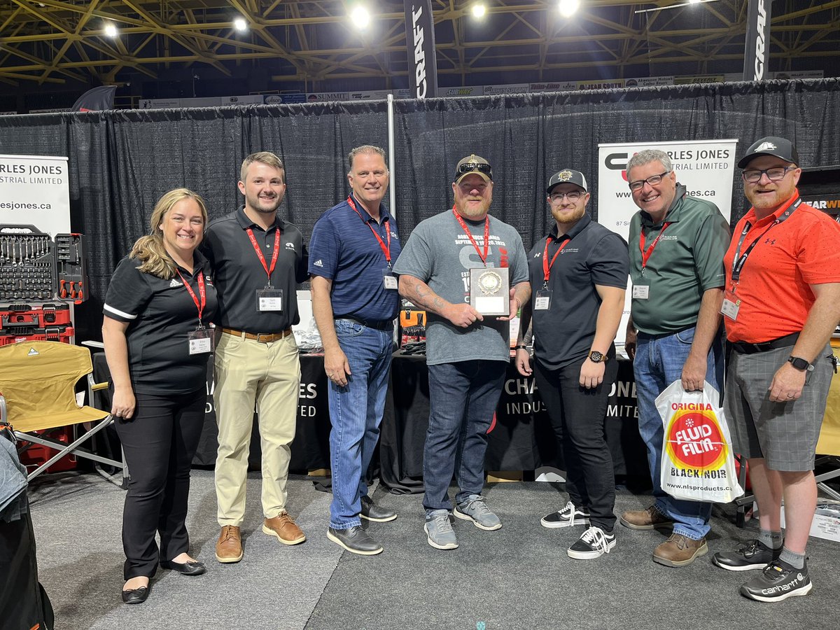 AORS_Official's tweet photo. Congratulations to Charles Jones Industrial for winning the Best Indoor Booth, and @vikingcives for winning the Best Outdoor Booth at the 2024 AORS Trade Show! 

Plaques were presented to each by AORS President Joe Reid and EORSA Trade Show Committee Chair Tommy Sauve. #onmuni https://t.co/K8rR7enR2I