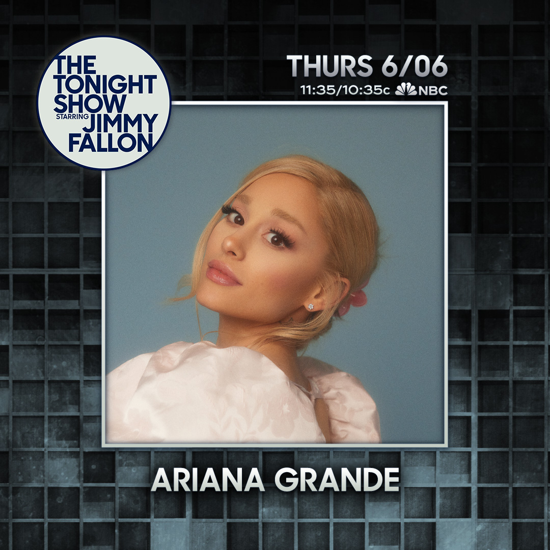 true story - Ariana Grande is here TONIGHT to perform “the boy is mine” and talk eternal sunshine! 11:35/10:35c on @NBC ♡ #FallonTonight #eternalsunshine