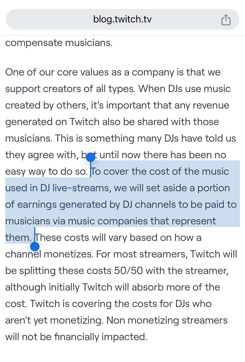 ZacharyDiaz's tweet photo. some really, really intense legal, technical, and negotiating prowess went into figuring this out

to be honest I’m stunned and impressed that @Twitch is the first to figure out revenue sharing with the labels (for live performances)

excited to see it play out https://t.co/GaS0lZAmVj