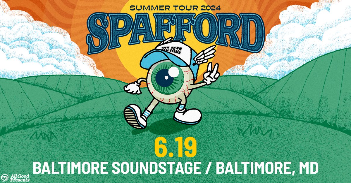 Mark your calendars for <a href="/SpaffordMusic/">Spafford</a> at <a href="/BmoreSoundstage/">Baltimore Soundstage</a> on June 19

🎟️tinyurl.com/42a4e686