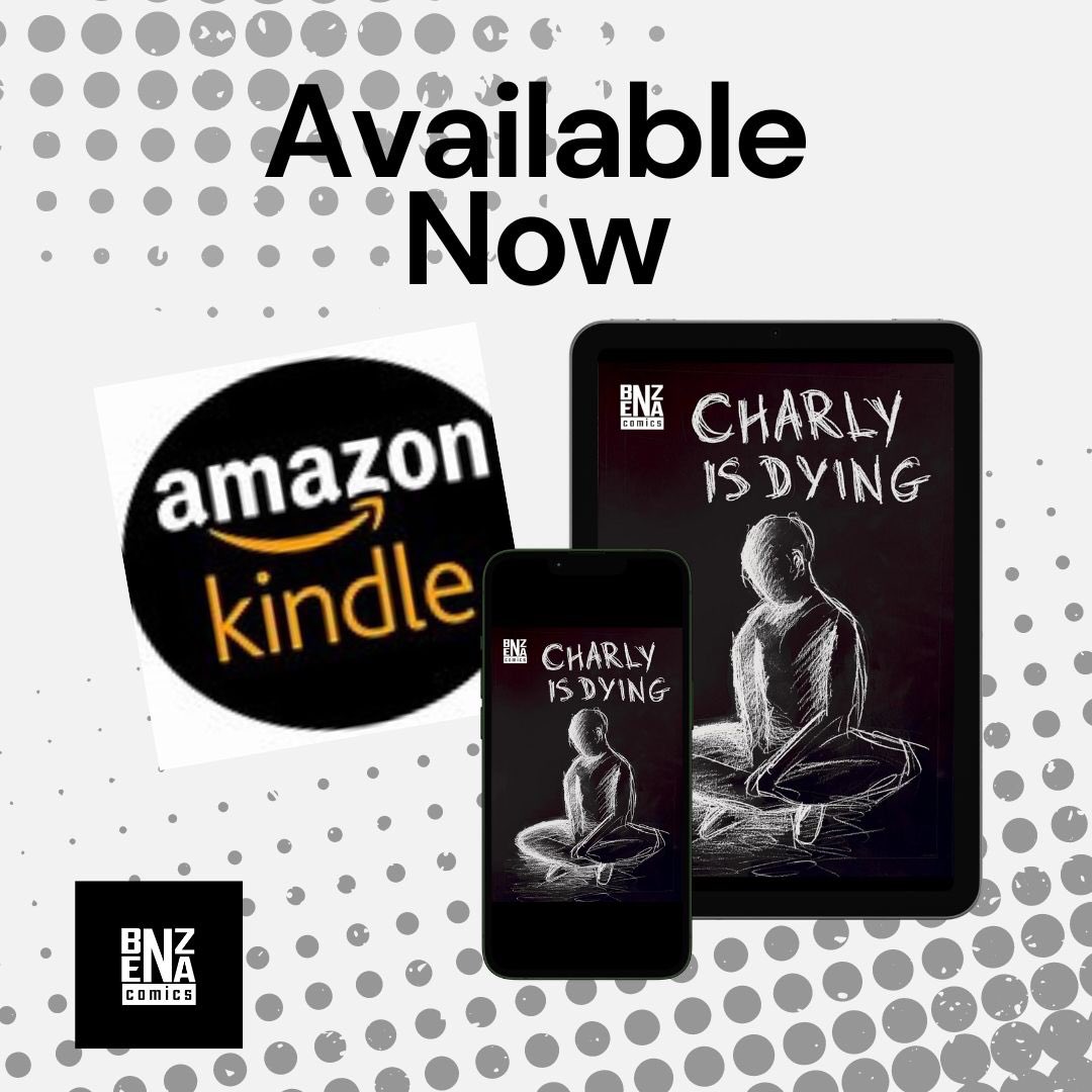 Have you met Charlie?
Make the connection and get your copy right now.
Linktr.ee/benzacomics