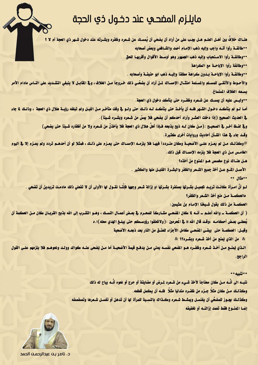 ما يلزم المضحّي عند دخول ذي الحجة !