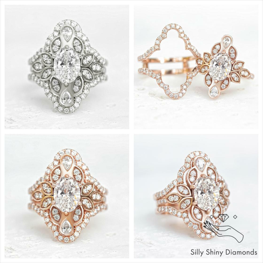 SillyShiny's tweet image. Unmissable! Check out this Oval Diamond Flower Engagement Ring With Pave Diamond Ring Guard Lily #4 .
sillyshiny.com/products/lily-…
#stackring #sillyshinydiamonds