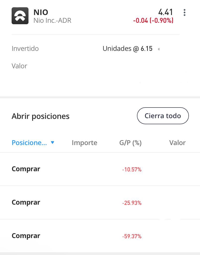 BeniRepetto's tweet photo. @santivende A mi la que me está sacudiendo lindo es $NIO https://t.co/G4kxJH47Gp