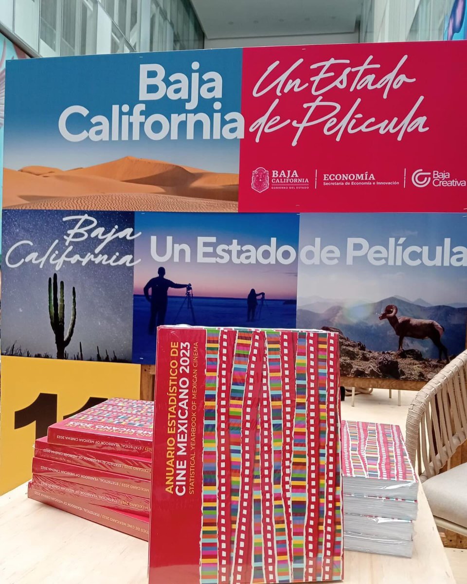 BcCine's tweet photo. #BCHC

Presentes en el lanzamiento del Anuario Estadístico de Cine Mexicano 2023 del Instituto Mexicano de Cinematografía @imcine en el marco del Festival Internacional de Cine de Guadalajara @FICGoficial @IndustriaFICG en @CinetecaFicg 

Presentado por @maria_novaro https://t.co/R4UbPWLfXA