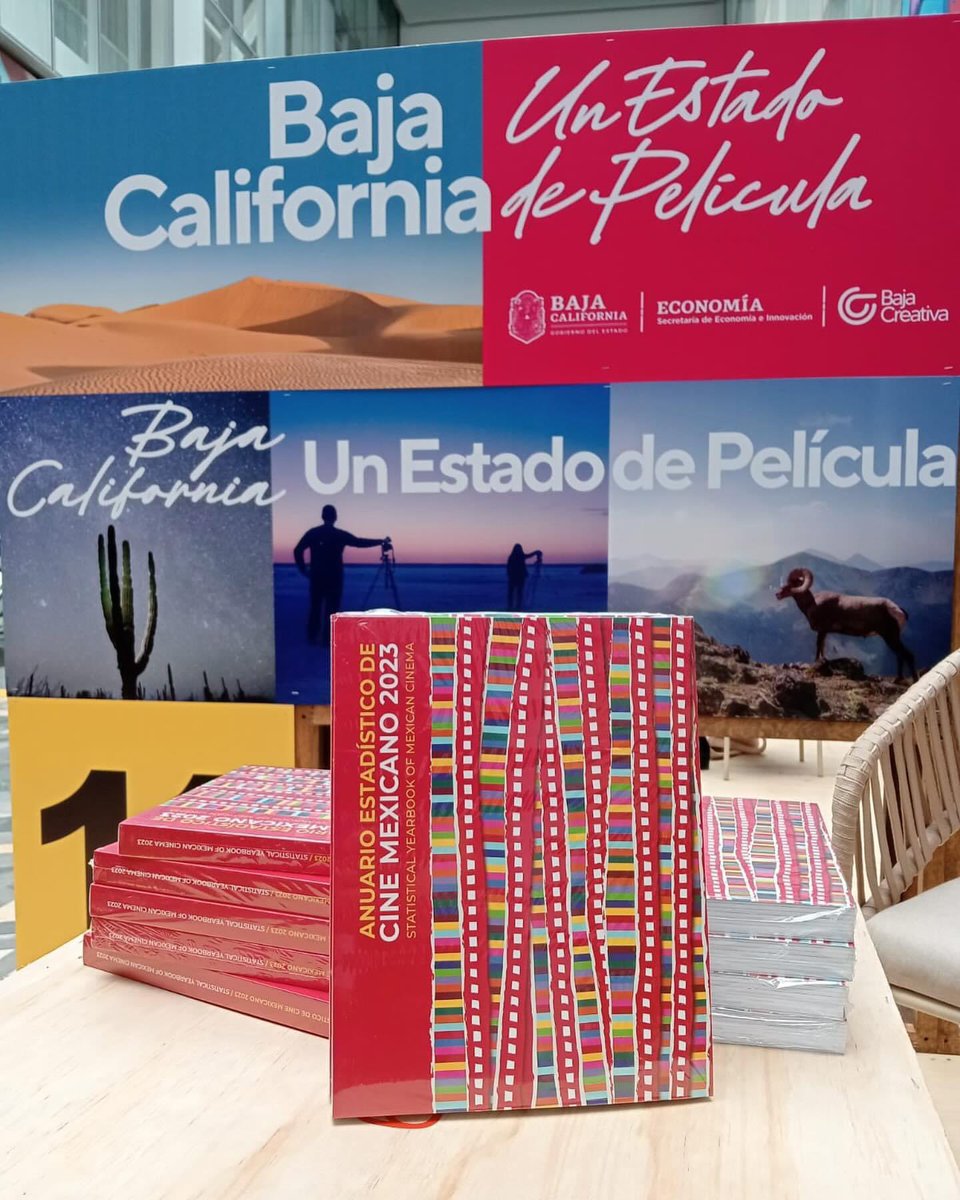 BcCine's tweet photo. #BCHC

Presentes en el lanzamiento del Anuario Estadístico de Cine Mexicano 2023 del Instituto Mexicano de Cinematografía @imcine en el marco del Festival Internacional de Cine de Guadalajara @FICGoficial @IndustriaFICG en @CinetecaFicg 

Presentado por @maria_novaro https://t.co/R4UbPWLfXA