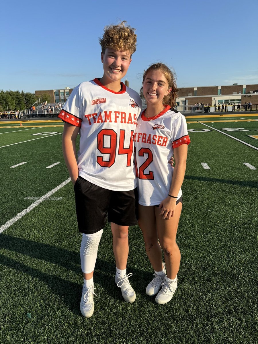 SHGirlsLax1's tweet photo. Great night for the first ever WNY Underclassmen All-Star game hosted by the @NLLBandits! 

Juniors Emma Kielbasa and Mckenna Flatau were selected to represent @SHCSDAthletics on team Fraser.

Flatau was awarded team MVP, playing lights out with the game-winning save 💥

#WeGetTo https://t.co/ZazZ3rQQLR
