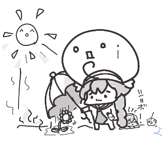 おはようなぎ・しょぼ街ウナ
(65).「🌞🥀🐙」
#音街ウナ 