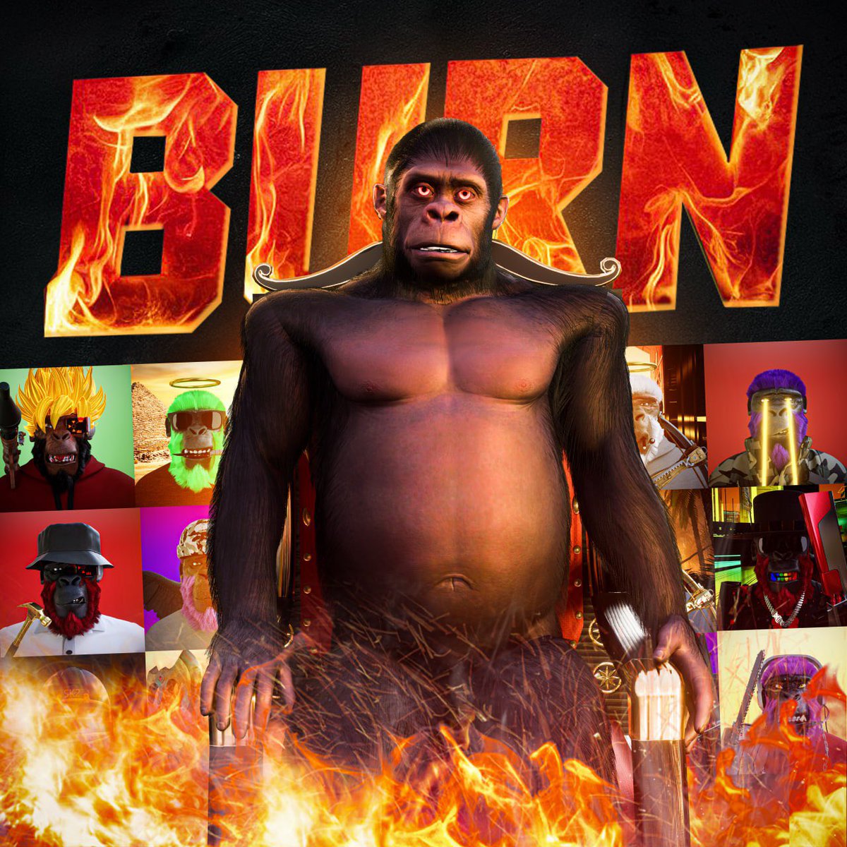 CyrusAbrahimX's tweet photo. 1176 SK2 have been burned out of 10K. 

Phase 1 burn is now complete. 

All participants will receive airdrops. 

Those that engaged will be able to participate in our Phase 2 burn event with more rewards. 

Phase 2 will commence in -2 weeks. 

Date will be announced. https://t.co/Djn9Ydf9Rg