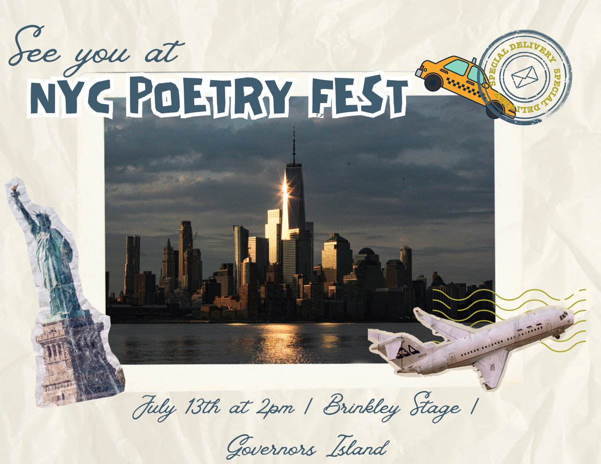 Come join us 🤩

We’re gonna be at NYC Poetry Festival on Saturday 7/13 at 2pm on the Brinkley Stage!! If you’re a past contributor and want to read, pleeaaaaseee let us know 🖤

See you there!