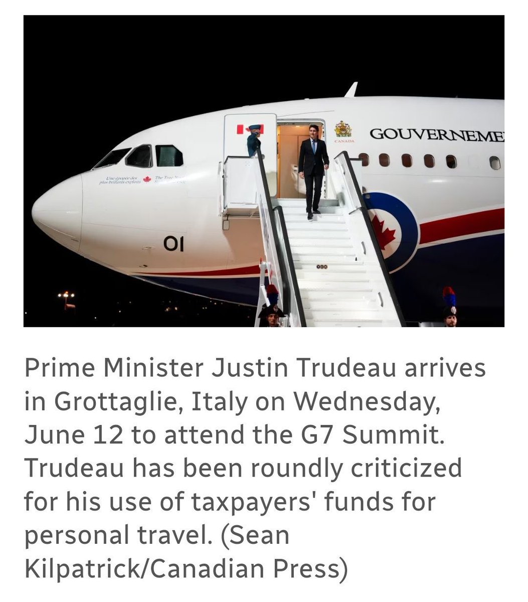 All media members have a bias. It’s human. Professional journalists guard against it as much as possible.

Now, this is an example of trash journalism.

PM attending a G7 meeting is “personal travel”.

Pathetic journalism!

#cdnpoli