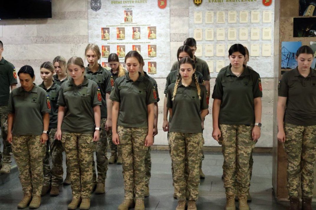 WallStreetMav's tweet photo. 🇺🇦 Young Ukrainian girls are now being forced into the military.

Why aren’t we hearing calls for a ceasefire and peace talks for Ukraine?

Do they intend to kiII everyone between 16 to 50 years old in Ukraine to satisfy their money laundering scheme? https://t.co/NR3z4DOFN0