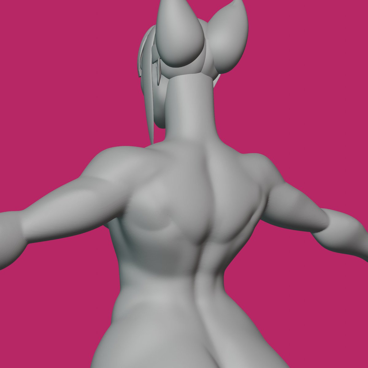 Waaaaaooh's tweet photo. Hey! I've been studying 3D modeling in Blender for the last few months, I plan to post more models over time, I hope you like them! This Juri model I made last week #Juri #blender #Streetfighter #3dsculpting https://t.co/pXuqT9jj4s