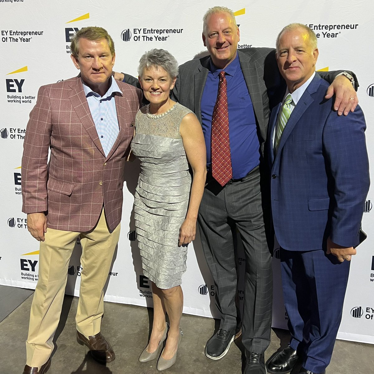 CastleBio's tweet photo. Break a leg tonight, Derek! 🤞🤞

Our phenomenal, fearless leaders at tonight’s @EY_US Entrepreneur of the Year Gulf South region gala — Frank Stokes, Kristen Oelschlager, Derek Maetzold, and Toby Juvenal. #EOYGulfSouth https://t.co/x0WstTnjBU