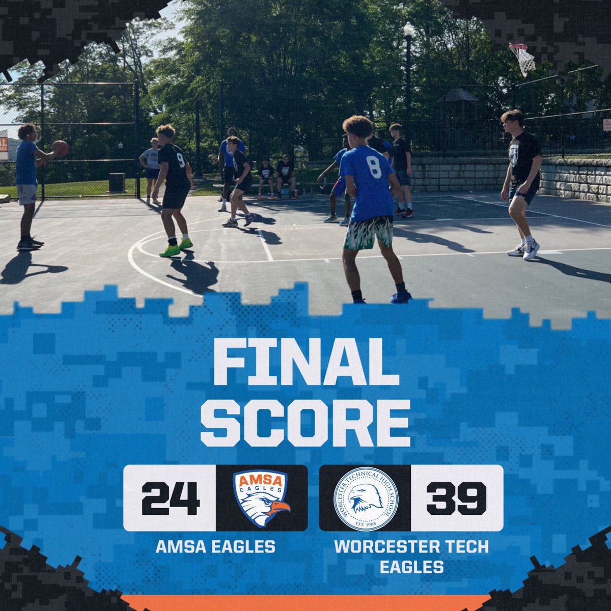 Despite a solid defensive effort, the Eagles couldn’t buy a basket and fell in a rematch to Worcester Tech.